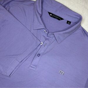 Travis Mathew Lavender Performance Polo